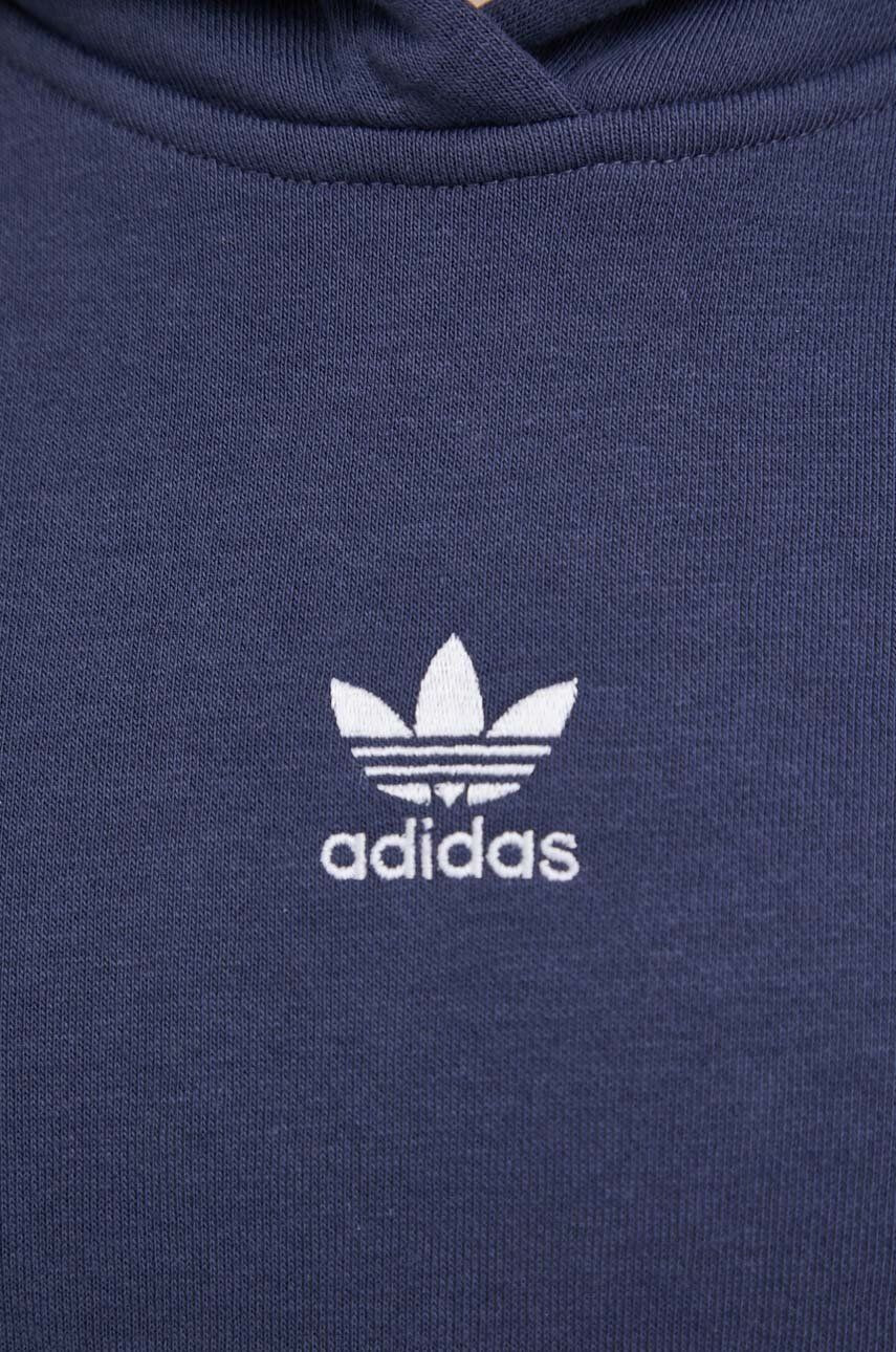 adidas Originals Mikina HF7506 dámská tmavomodrá barva hladká - Pepit.cz