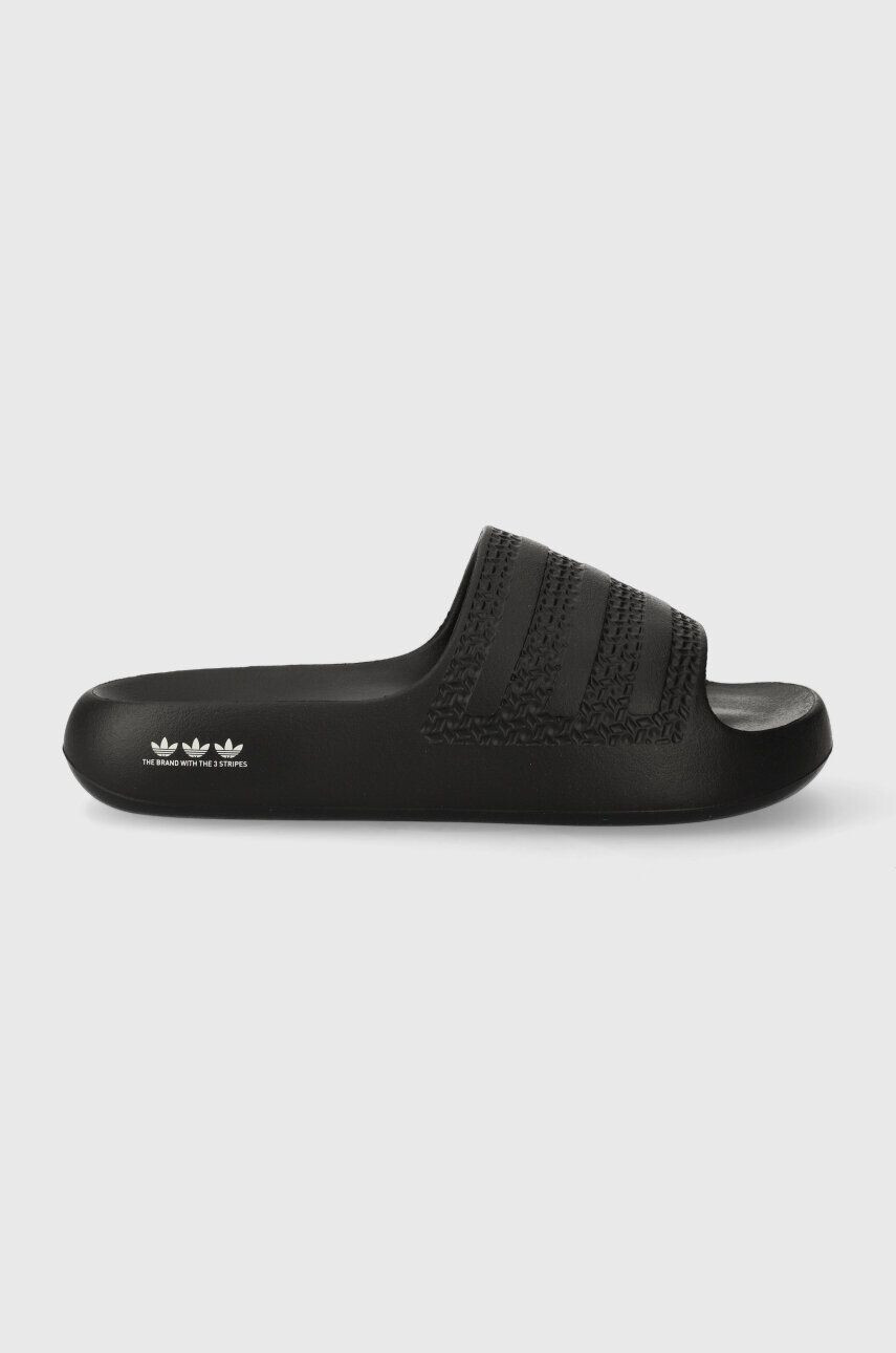 adidas Originals Pantofle Adilette Ayoon dámské černá barva na platformě - Pepit.cz