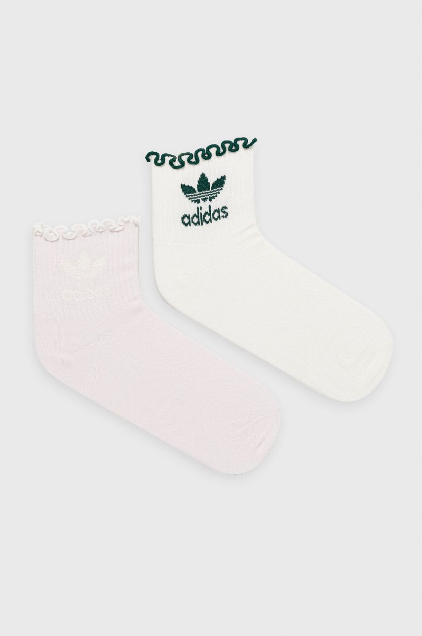 adidas Originals Ponožky (2-pack) H62037 dámské růžová barva - Pepit.cz