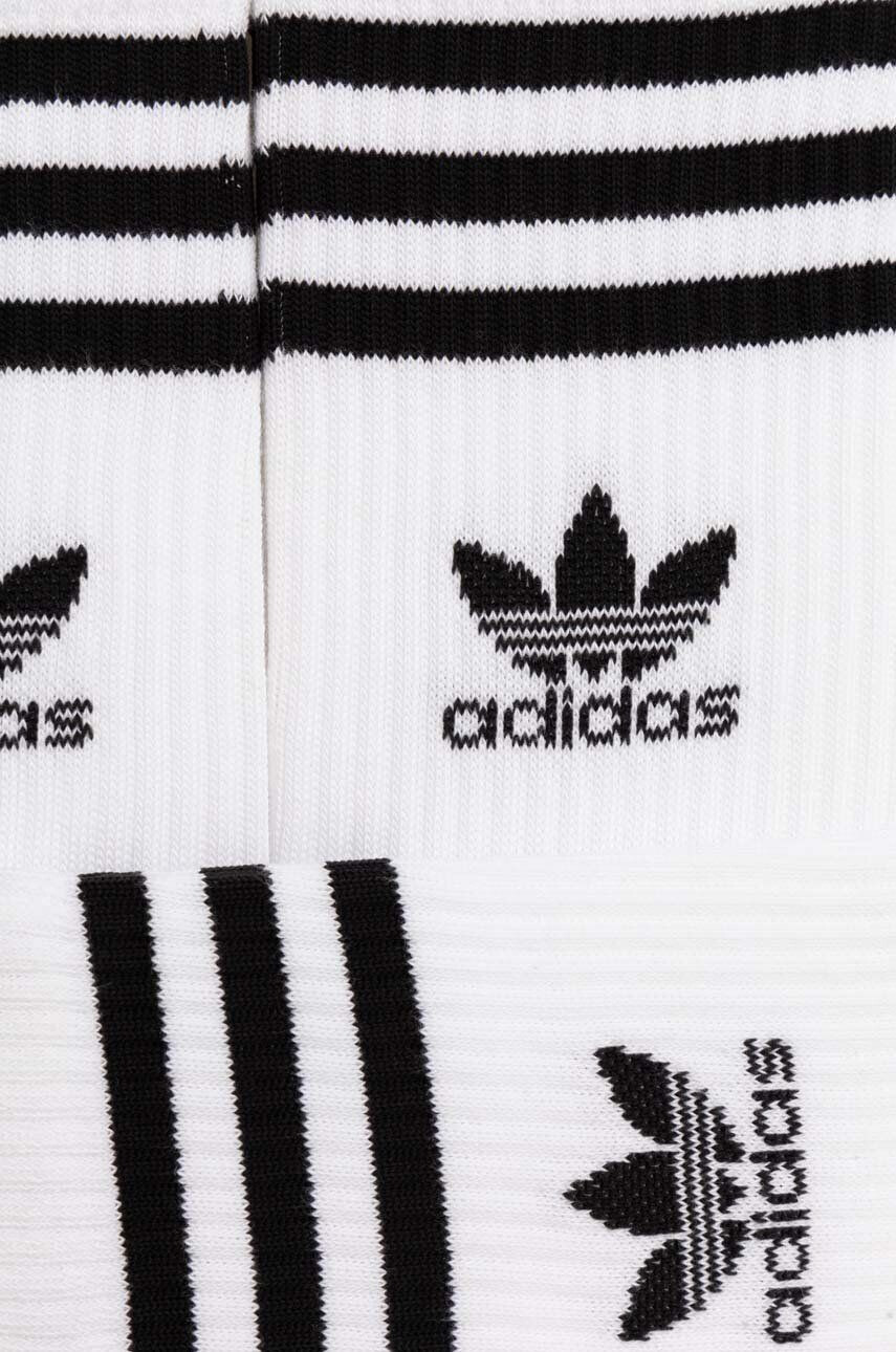 adidas Originals Ponožky 3-pack bílá barva - Pepit.cz