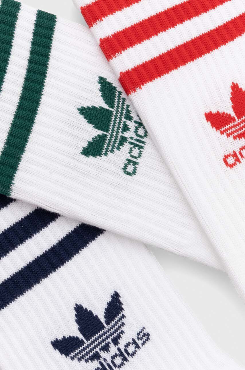 adidas Originals Ponožky 3-pack bílá barva - Pepit.cz