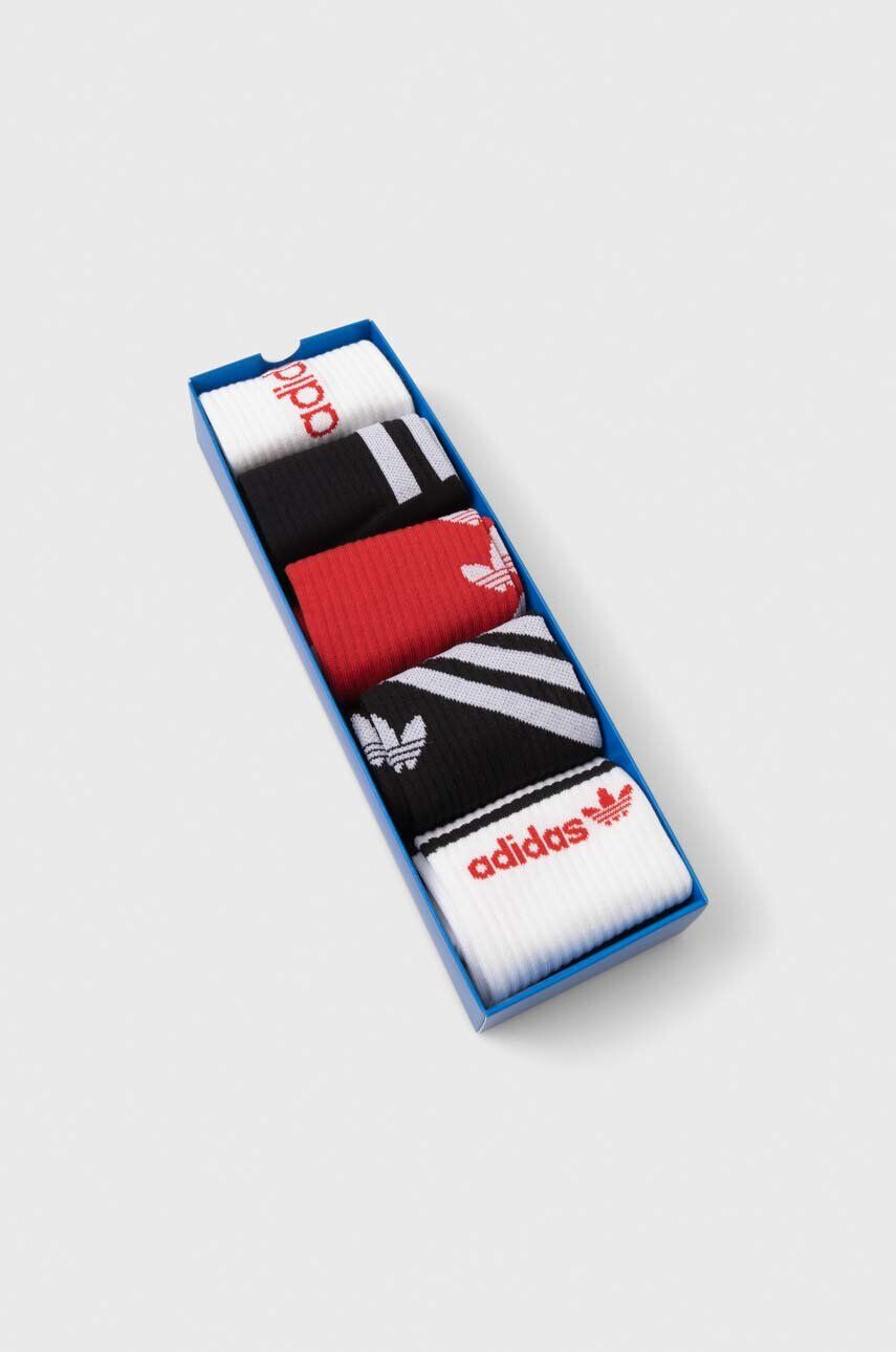 adidas Originals Ponožky 5-pack bílá barva - Pepit.cz