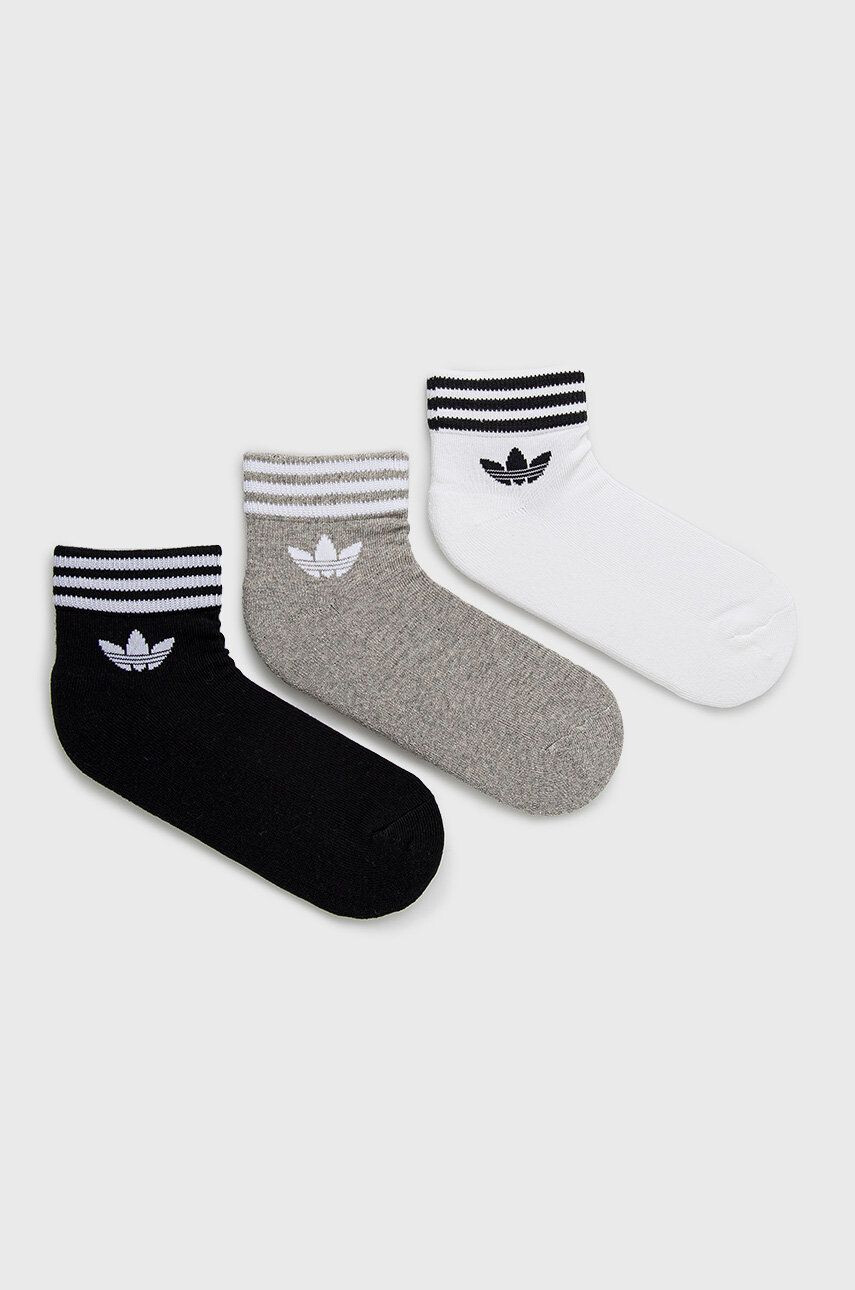 adidas Originals Ponožky (3-pack) bílá barva HC9550-WHT/MGREY - Pepit.cz