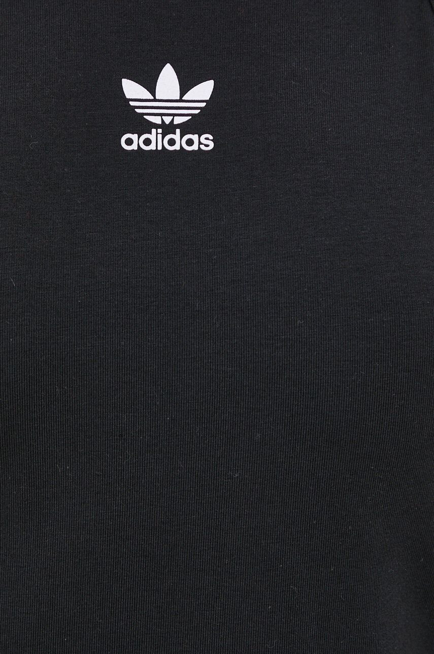 adidas Originals Šaty černá barva mini přiléhavé HC2039-BLACK - Pepit.cz