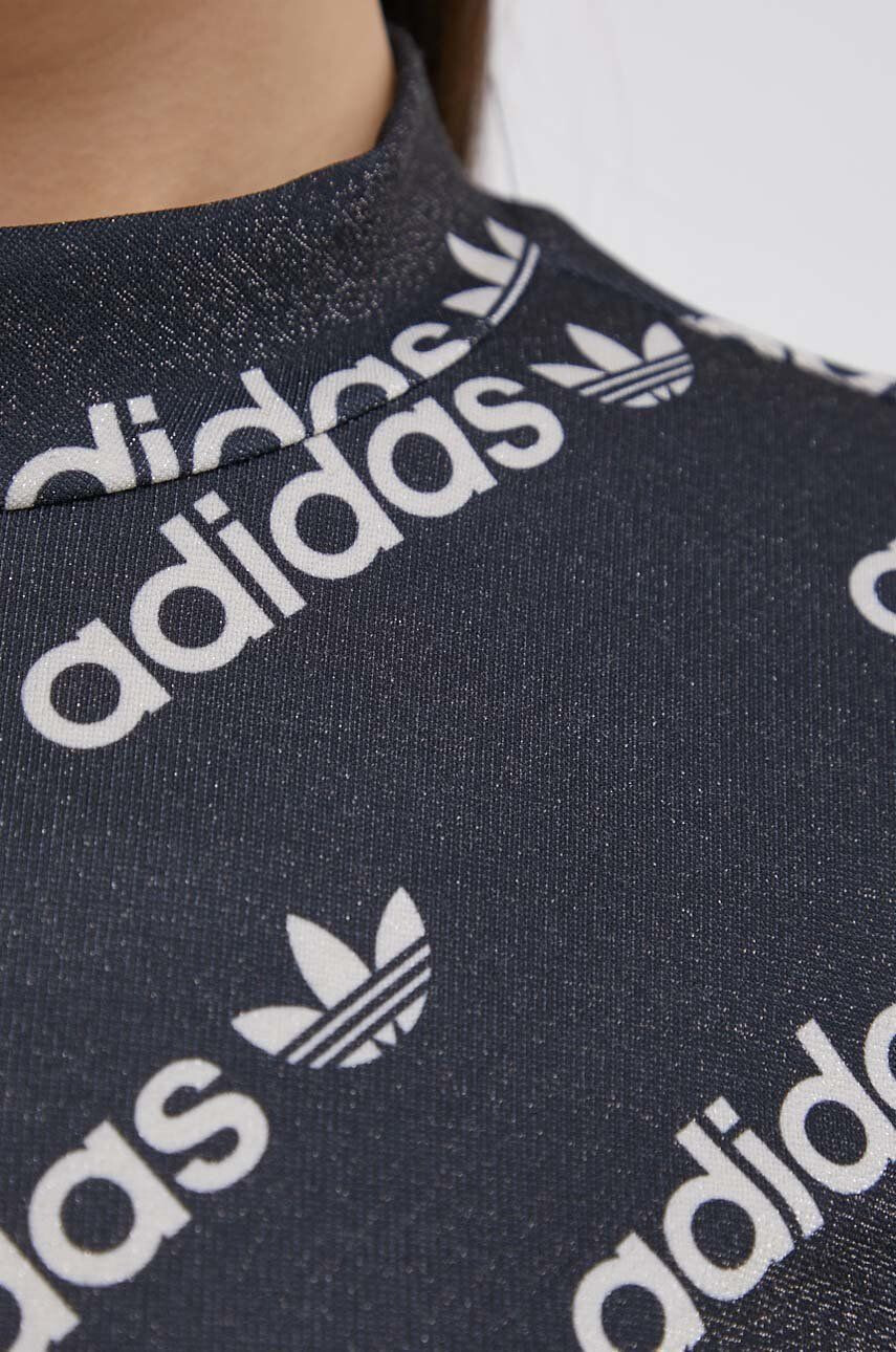 adidas Originals Šaty HM4892 černá barva mini přiléhavá - Pepit.cz