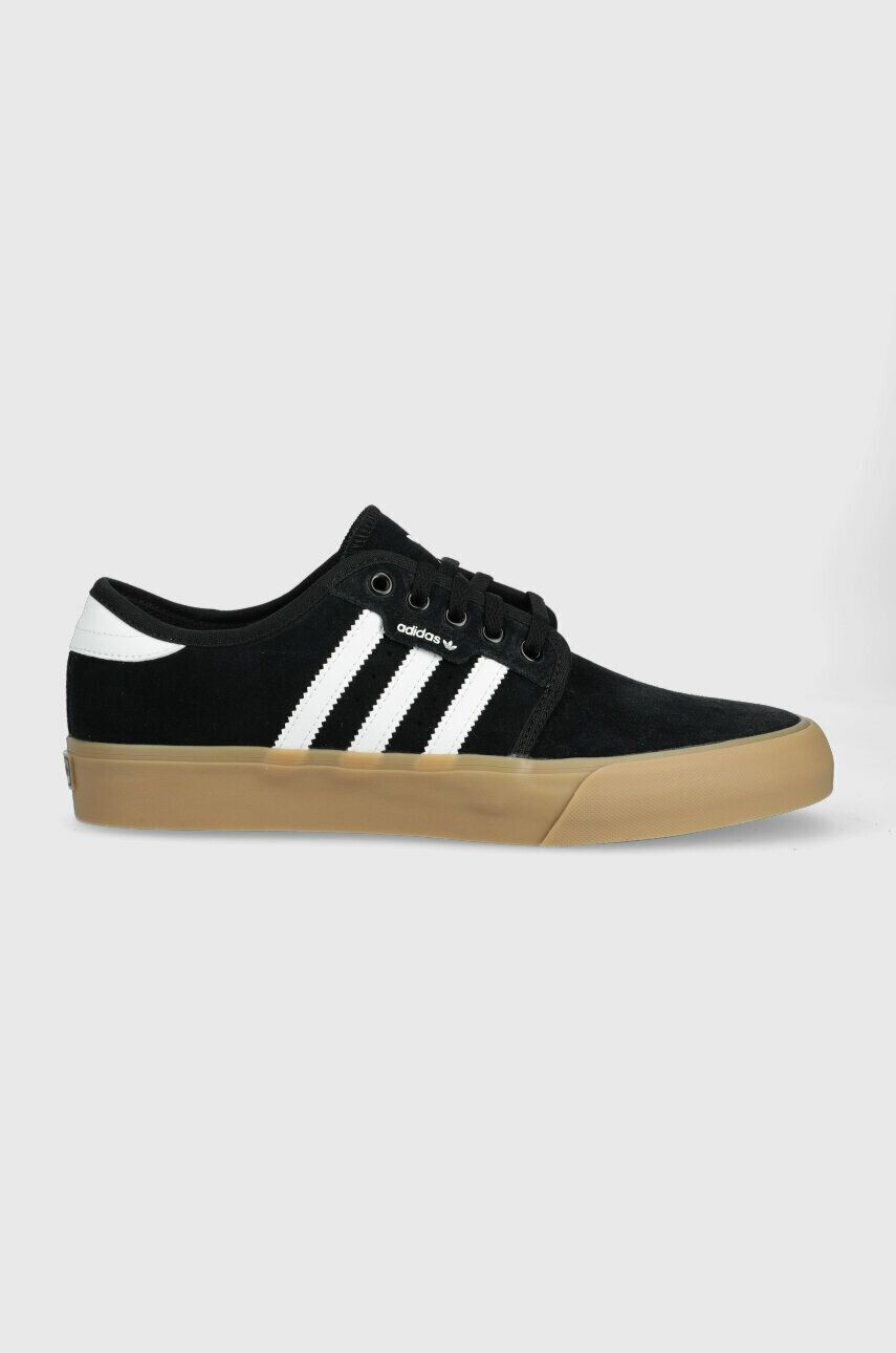 adidas Originals Semišové sneakers boty SEELEY černá barva - Pepit.cz