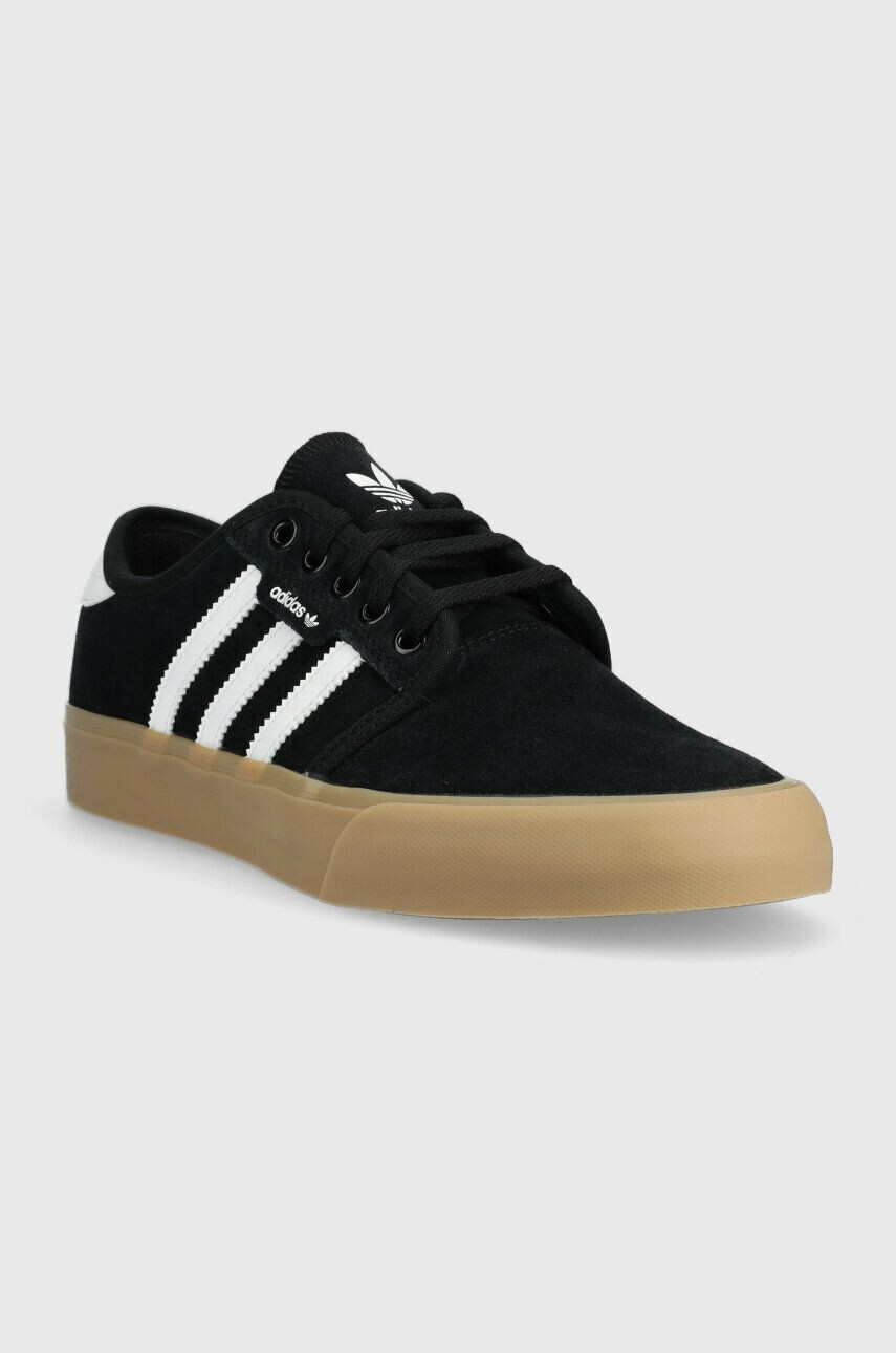 adidas Originals Semišové sneakers boty SEELEY černá barva - Pepit.cz