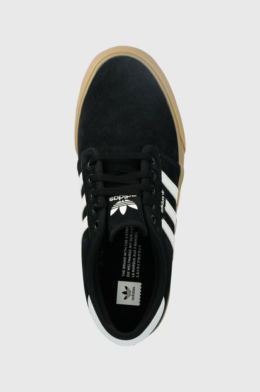 adidas Originals Semišové sneakers boty SEELEY černá barva - Pepit.cz