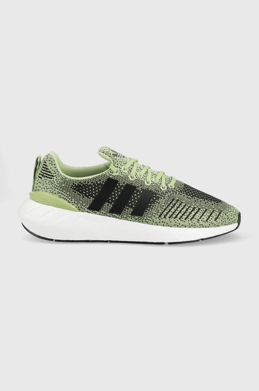 adidas Originals Sneakers boty Swift Run GZ3505 zelená barva GZ3505-MGLM/BLK - Pepit.cz