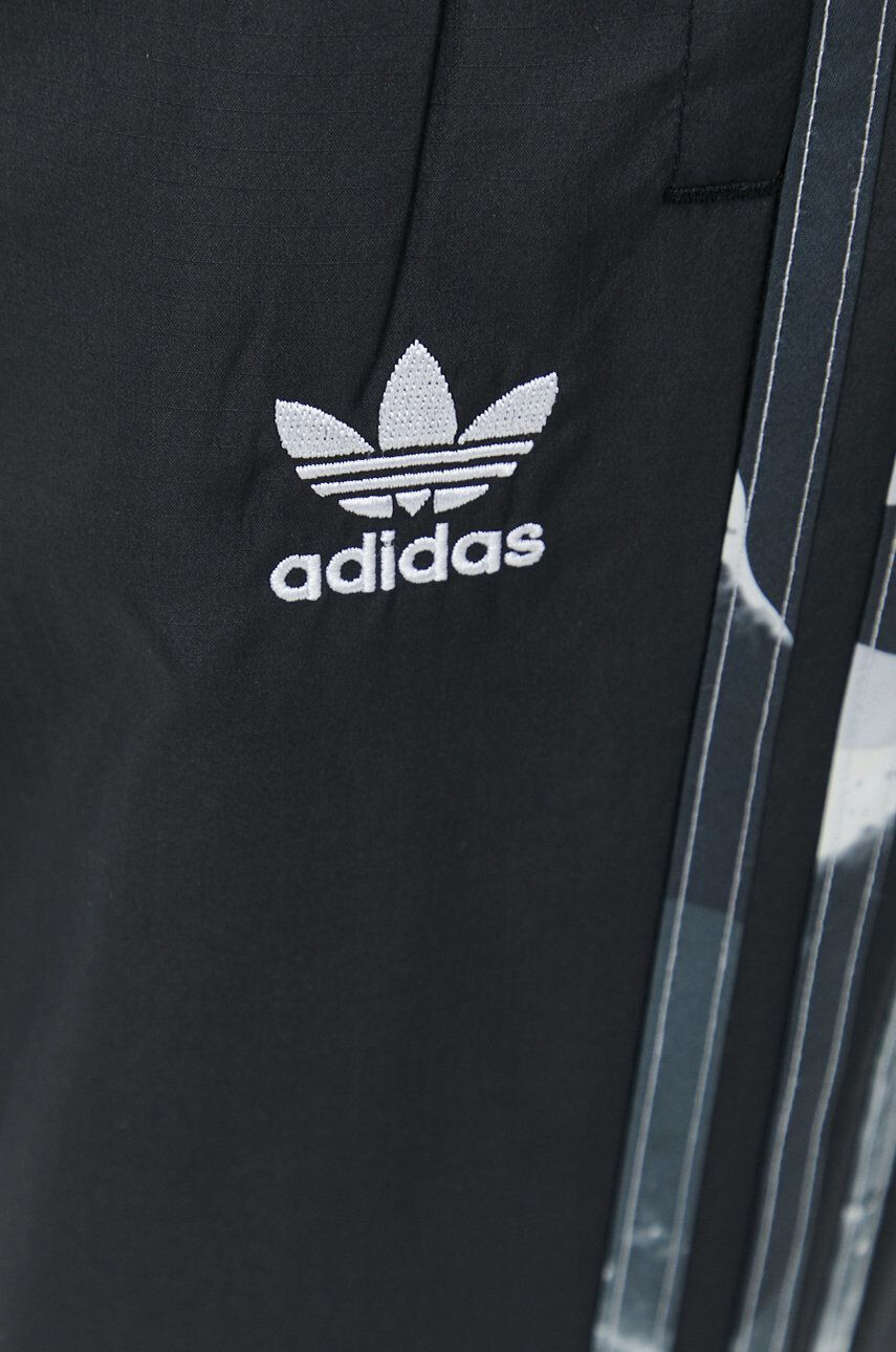 adidas Originals Tepláky pánské černá barva s aplikací - Pepit.cz