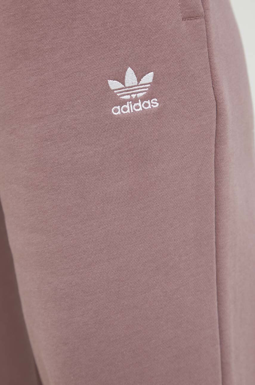 adidas Originals Tepláky fialová barva s aplikací - Pepit.cz