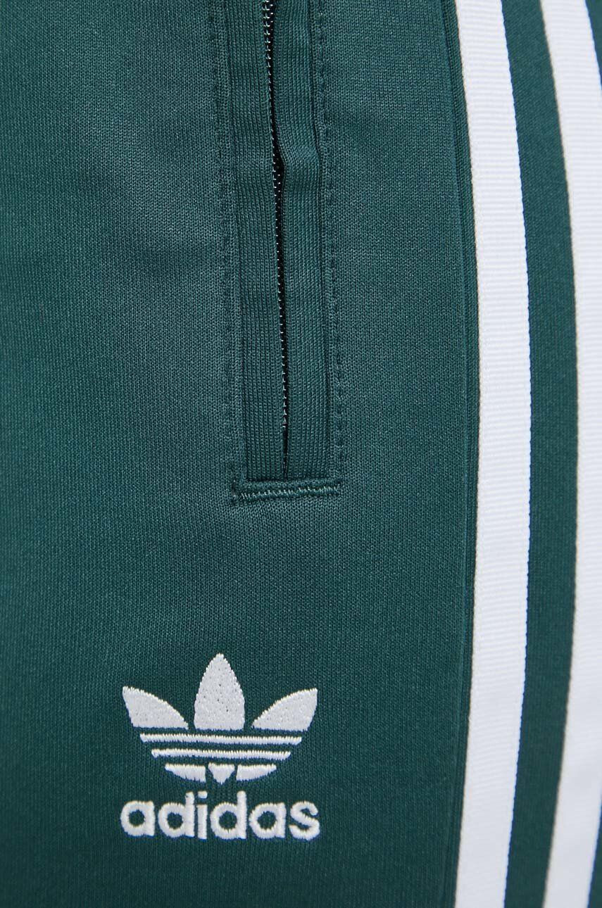 adidas Originals Tepláky dámské zelená barva s aplikací - Pepit.cz