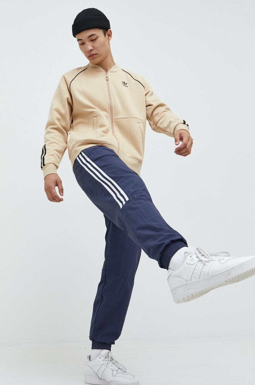 adidas Originals Tepláky Adicolor pánské tmavomodrá barva s aplikací - Pepit.cz