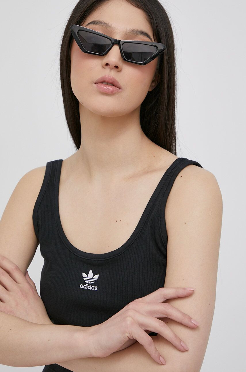 adidas Originals Top dámský zelená barva - Pepit.cz