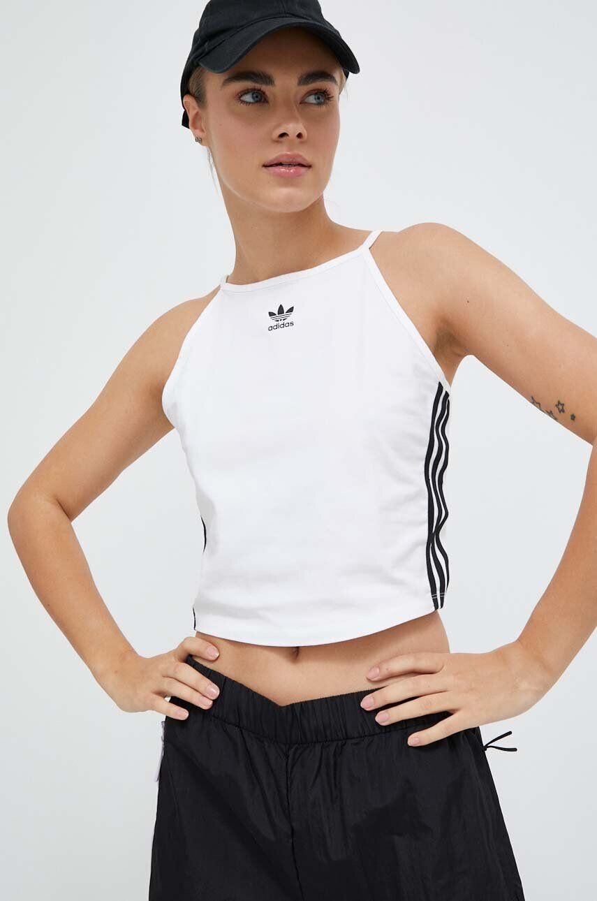 adidas Originals Top dámský bílá barva - Pepit.cz