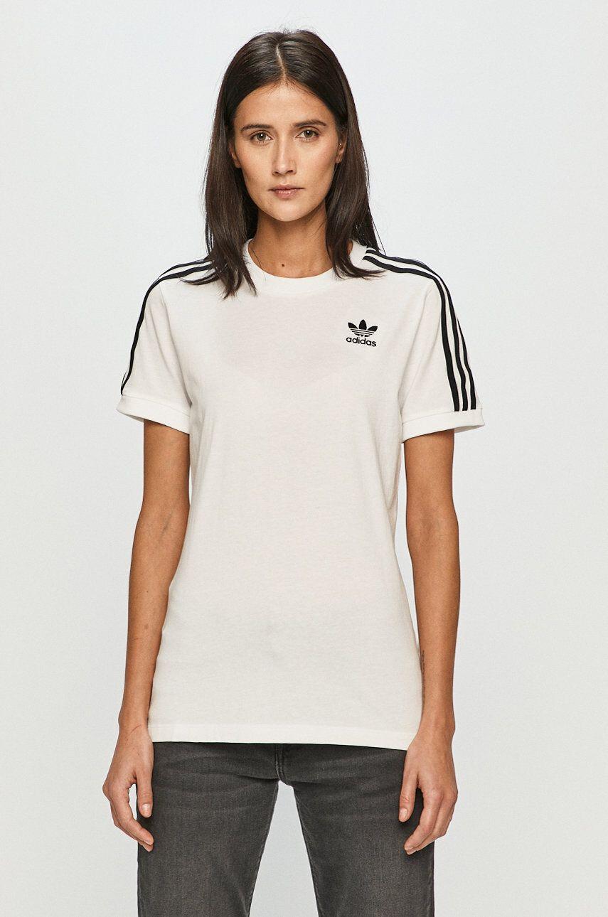 adidas Originals Tričko béžová barva - Pepit.cz