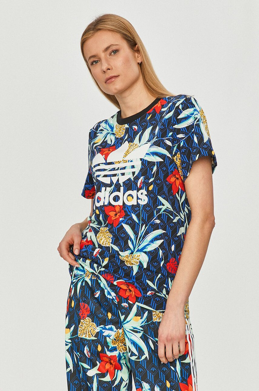 adidas Originals Tričko růžová barva - Pepit.cz