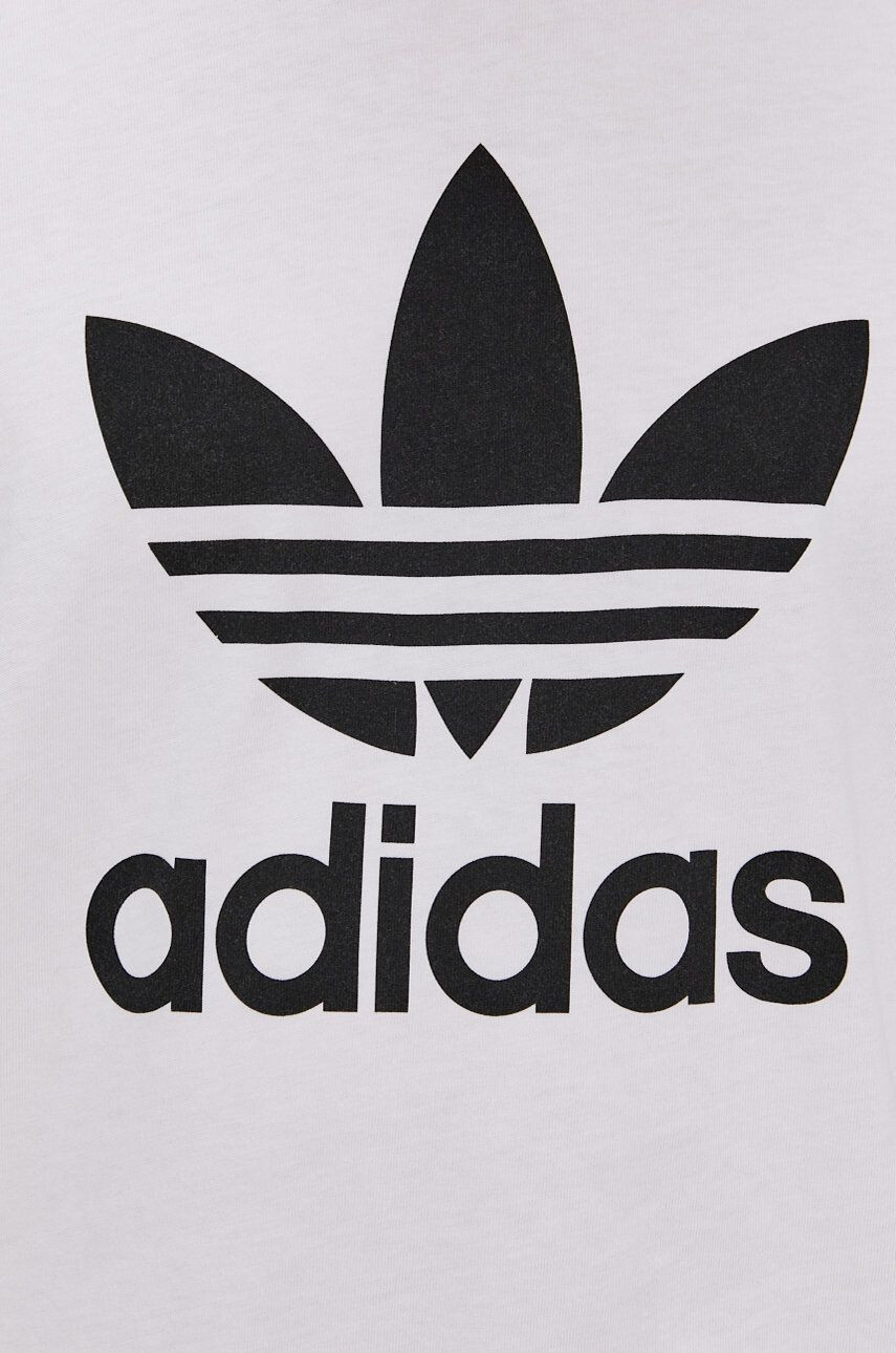 adidas Originals Tričko H06644 pánské bílá barva s potiskem - Pepit.cz