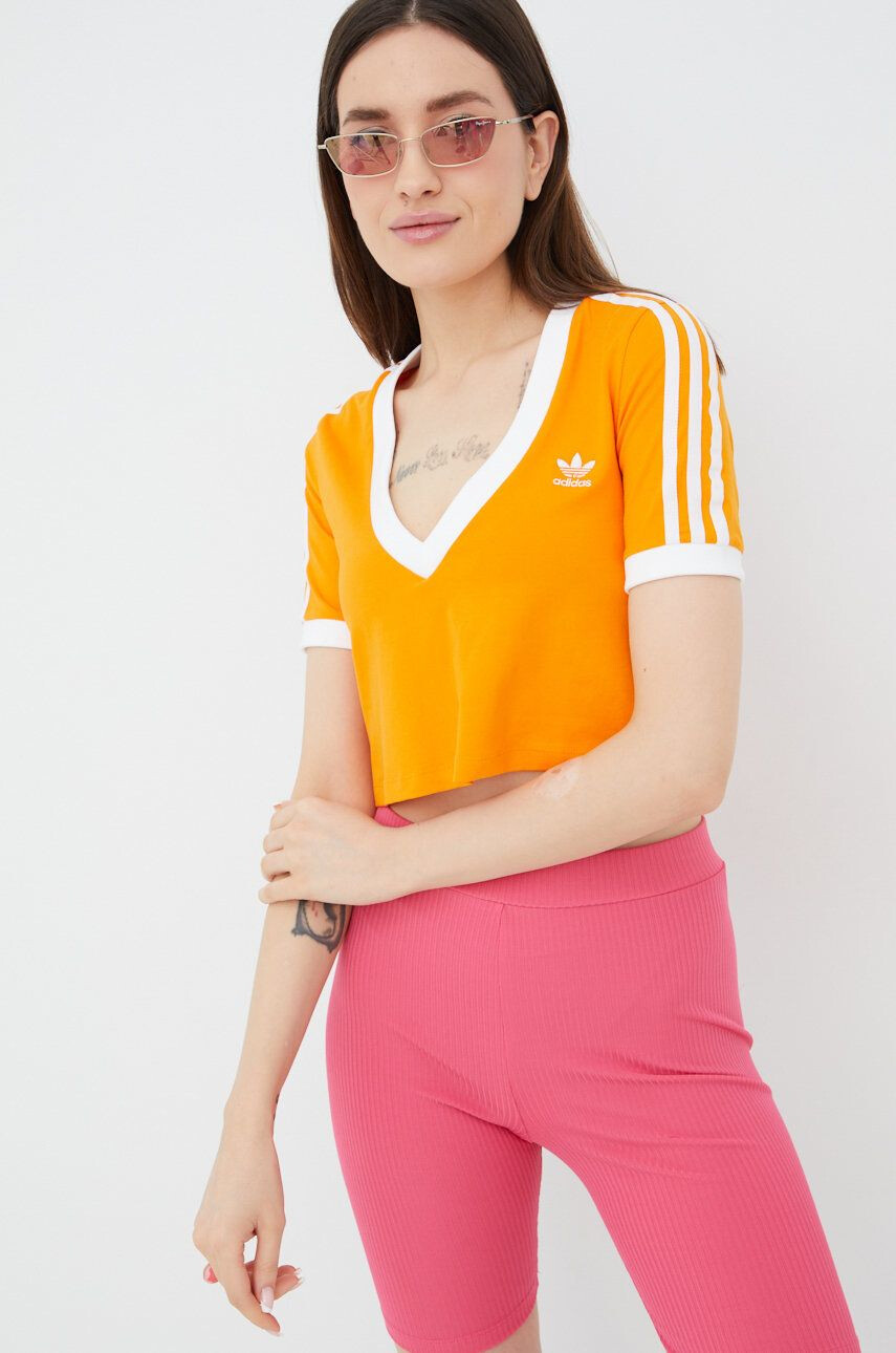 adidas Originals Tričko Adicolor oranžová barva HC2029-BORANG - Pepit.cz