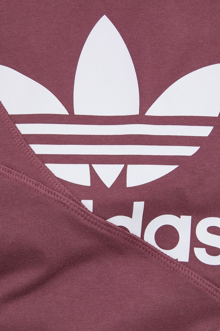 adidas Originals Tričko Adicolor HC7044 dámské fialová barva - Pepit.cz