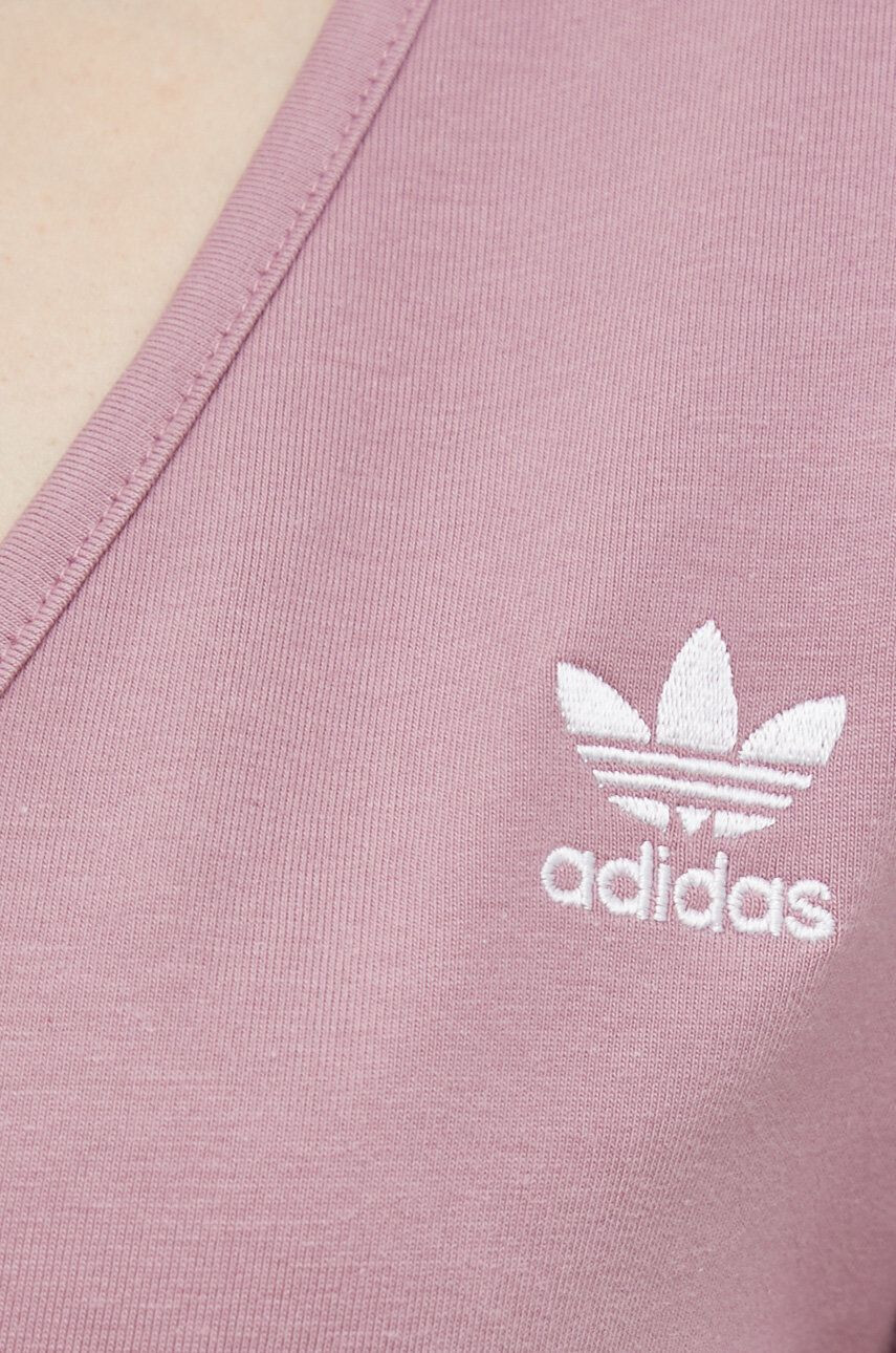 adidas Originals Tričko s dlouhým rukávem HE4957 růžová barva - Pepit.cz