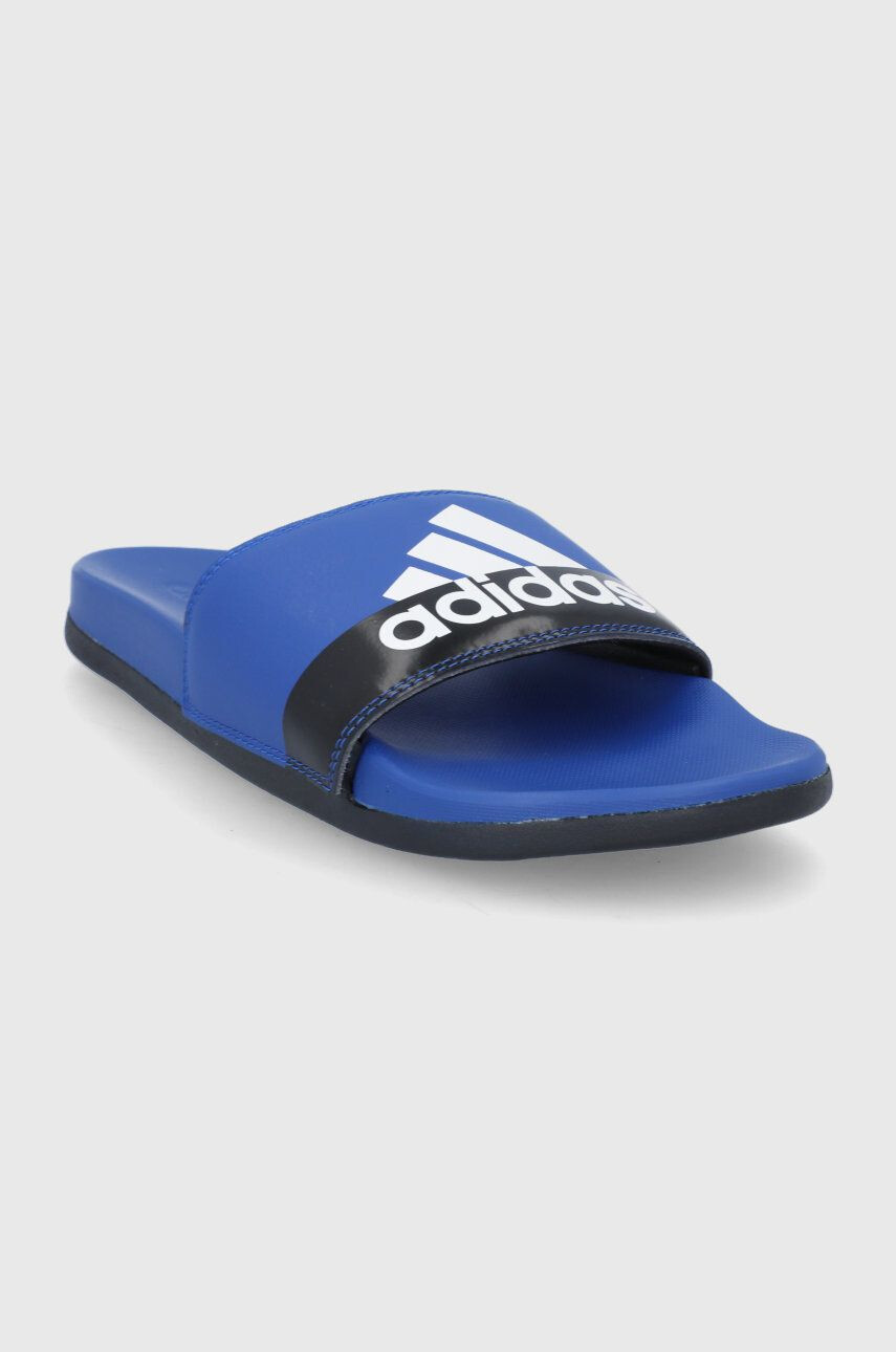 adidas Pantofle Adilette Comfort GV9713 pánské tmavomodrá barva - Pepit.cz