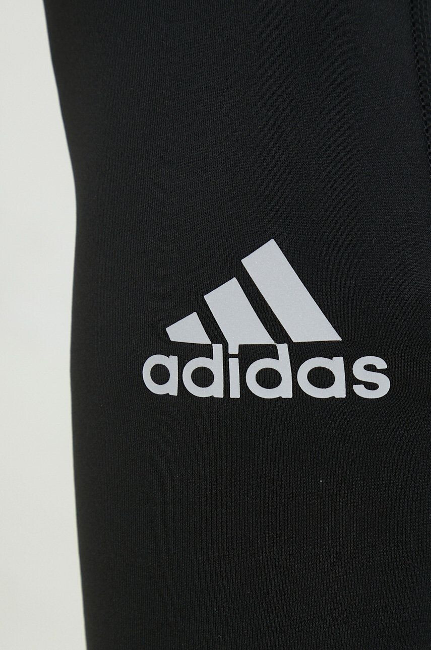 adidas Performance Běžecké legíny Own The Run černá barva s potiskem - Pepit.cz