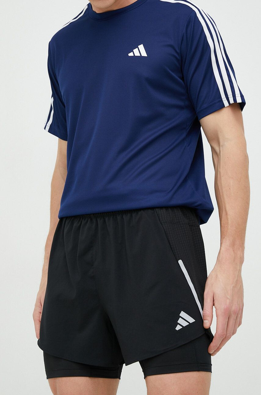 adidas Performance Běžecké šortky Designed for Running černá barva - Pepit.cz