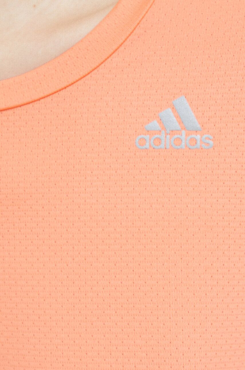 adidas Performance Běžecké tričko Fast oranžová barva - Pepit.cz