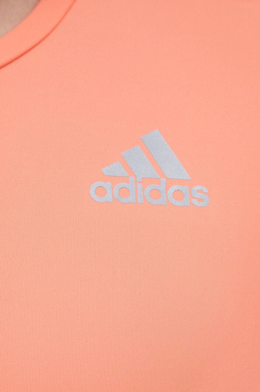 adidas Performance Běžecké tričko Own The Run oranžová barva s potiskem - Pepit.cz