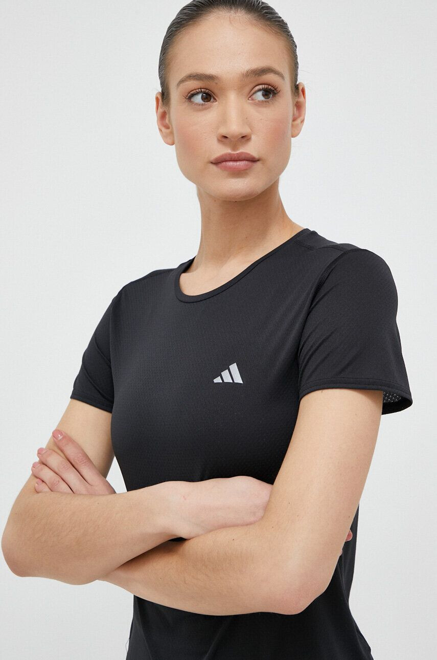 adidas Performance Běžecké tričko X-City černá barva - Pepit.cz