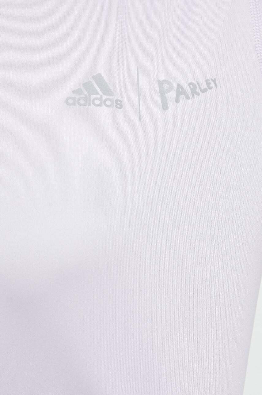 adidas Performance Běžecké tričko x Parley fialová barva - Pepit.cz