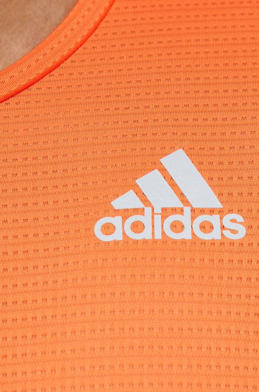 adidas Performance Běžecké triko s dlouhým rukávem Own the Run oranžová barva - Pepit.cz