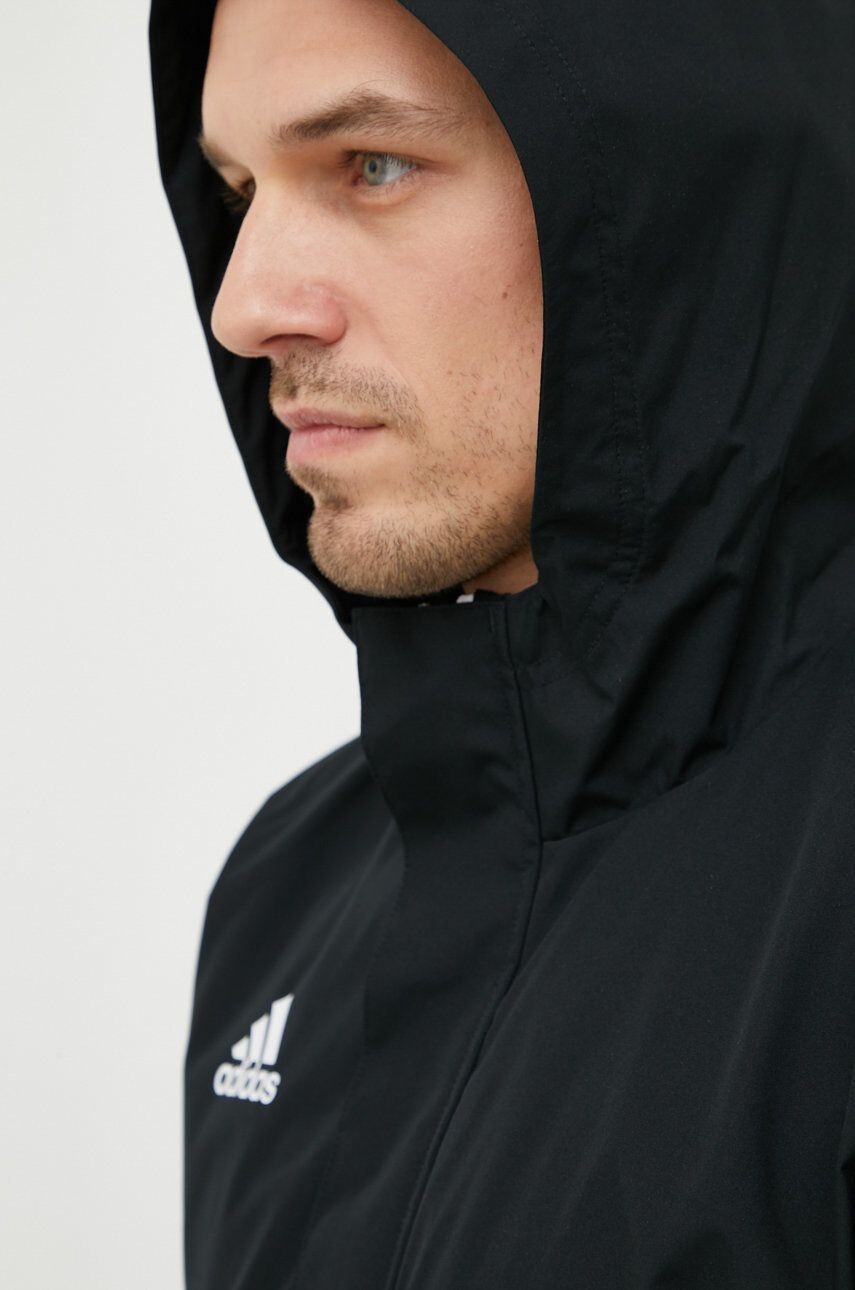 adidas Performance Bunda pánská černá barva přechodná - Pepit.cz