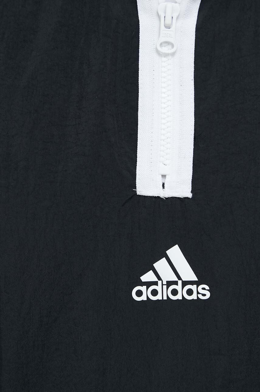 adidas Performance Bunda pánská černá barva přechodná oversize - Pepit.cz