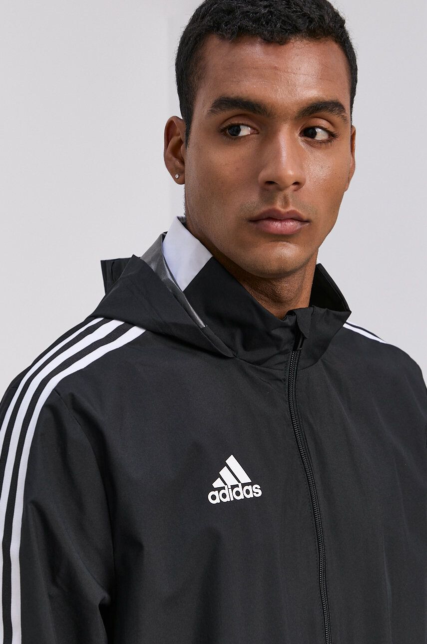 adidas Performance Bunda GH4466 pánská černá barva přechodná - Pepit.cz