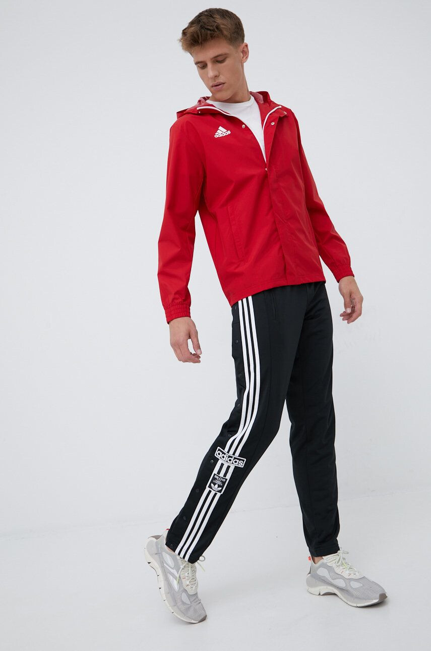 adidas Performance Bunda HG6299 pánská červená barva přechodná - Pepit.cz