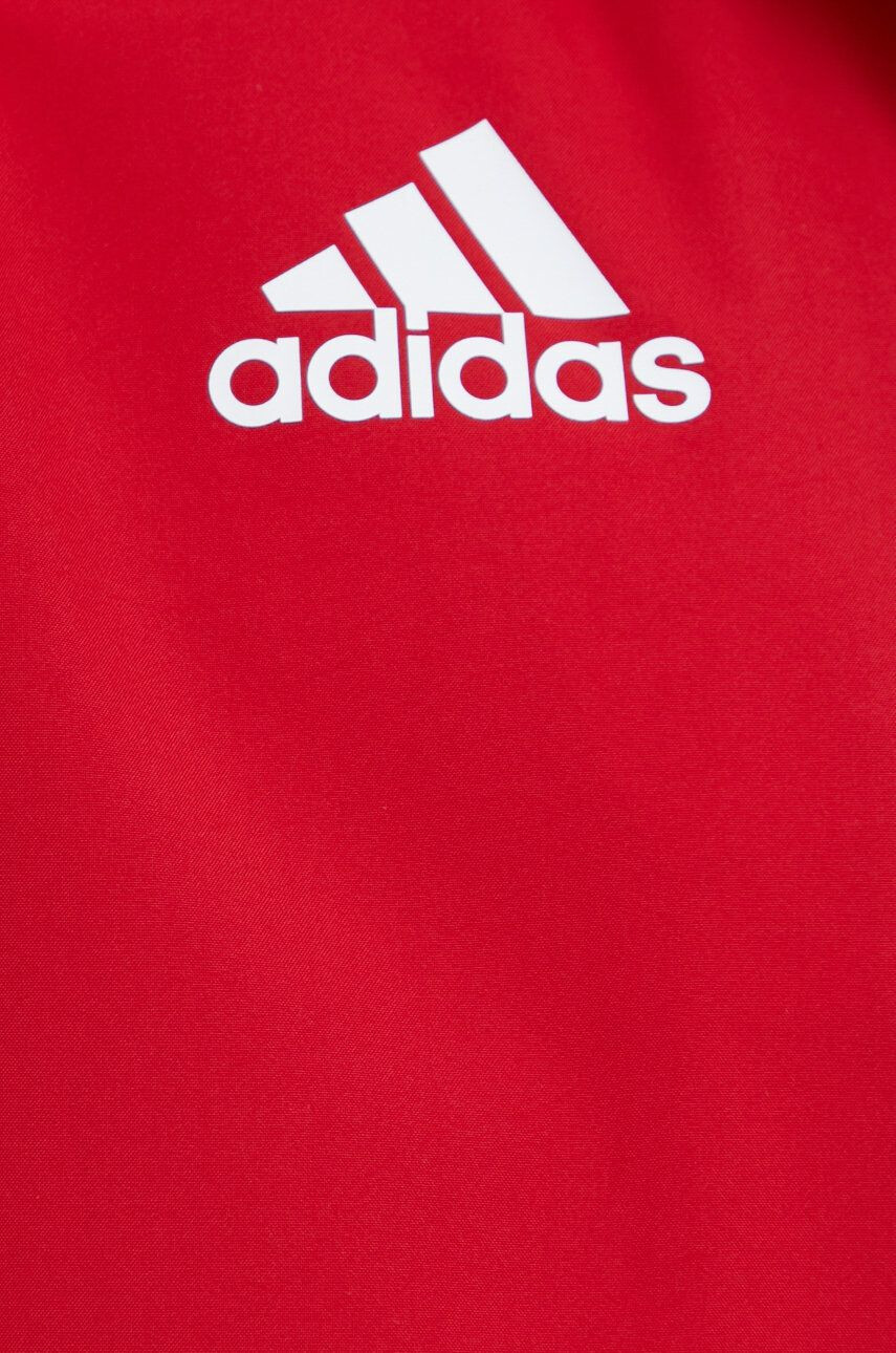 adidas Performance Bunda HG6299 pánská červená barva přechodná - Pepit.cz