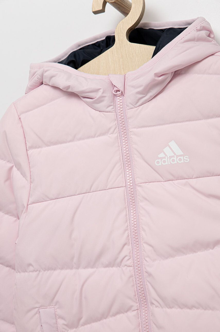 adidas Performance Dětská bunda růžová barva - Pepit.cz