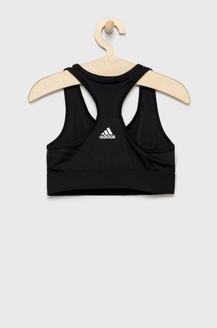 adidas Performance Dětská sportovní podprsenka H62268 černá barva - Pepit.cz