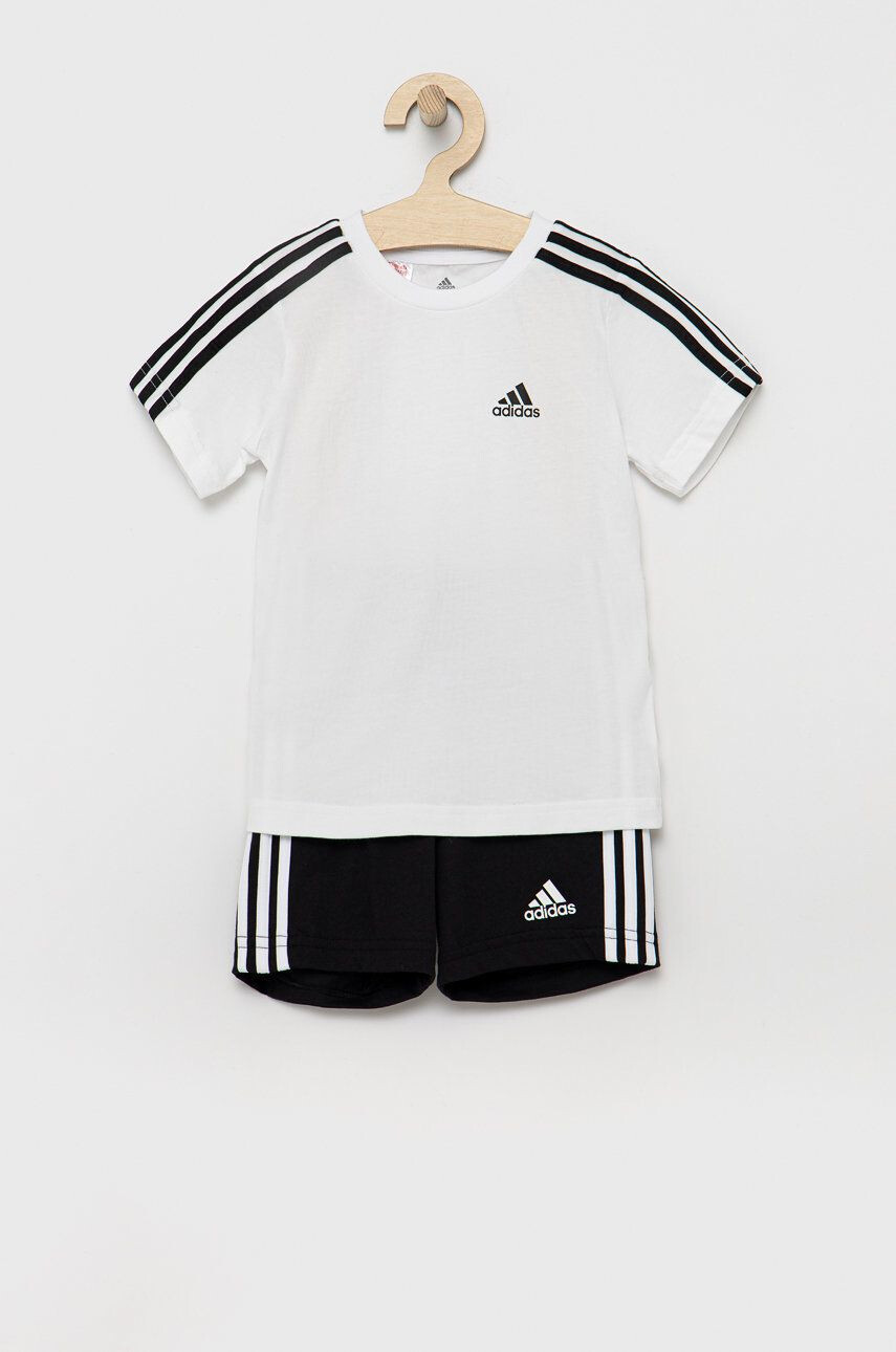 adidas Performance Dětská bavlněná souprava H65789 růžová barva - Pepit.cz