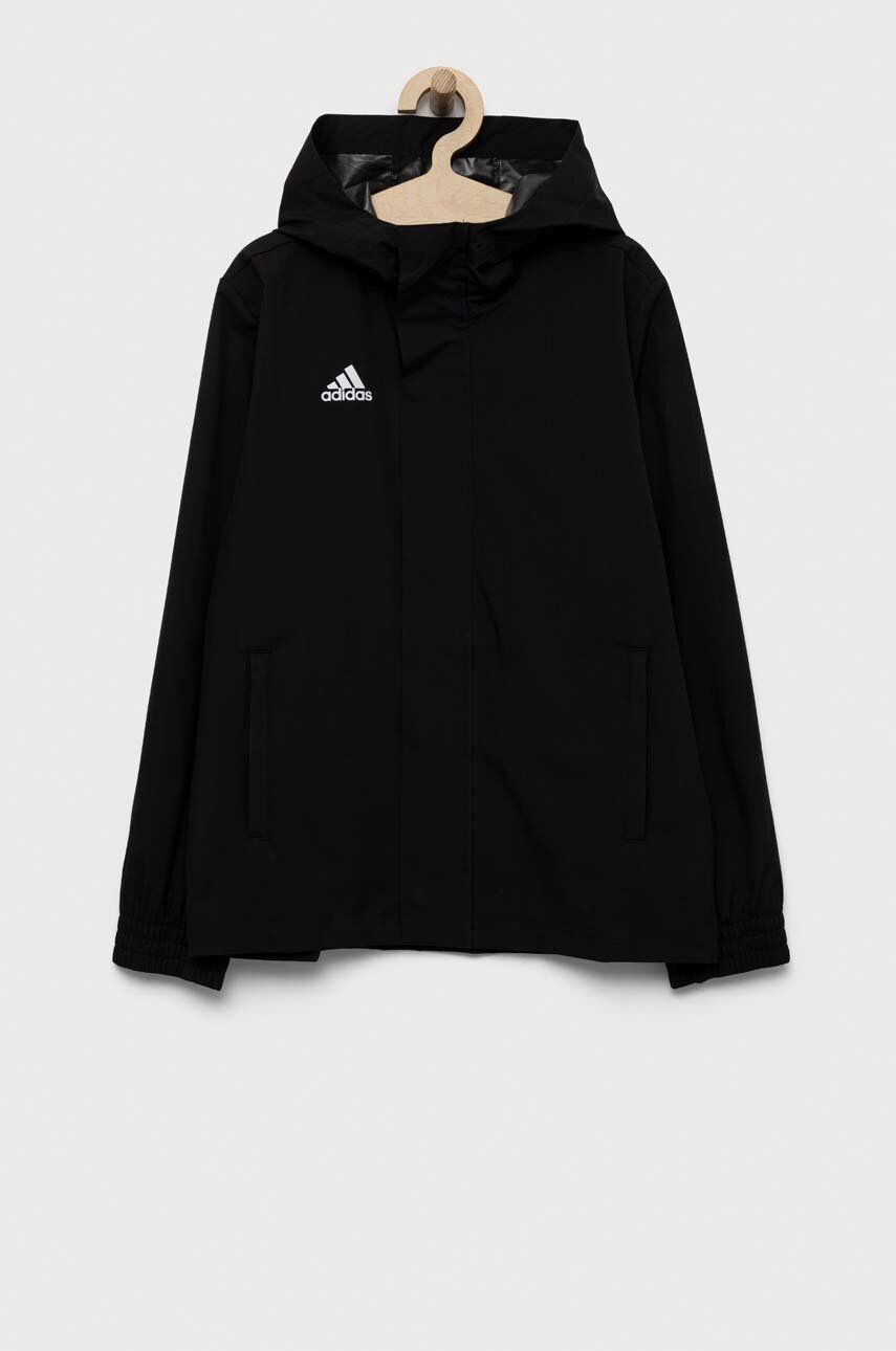 adidas Performance Dětská bunda ENT22 AW JKTY černá barva - Pepit.cz