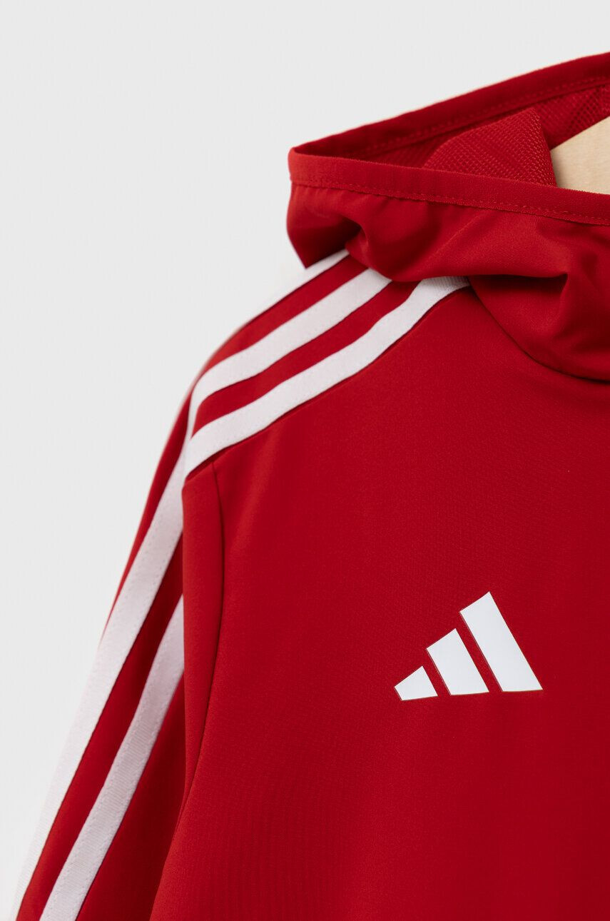 adidas Performance Dětská bunda TIRO23 L WB Y červená barva - Pepit.cz