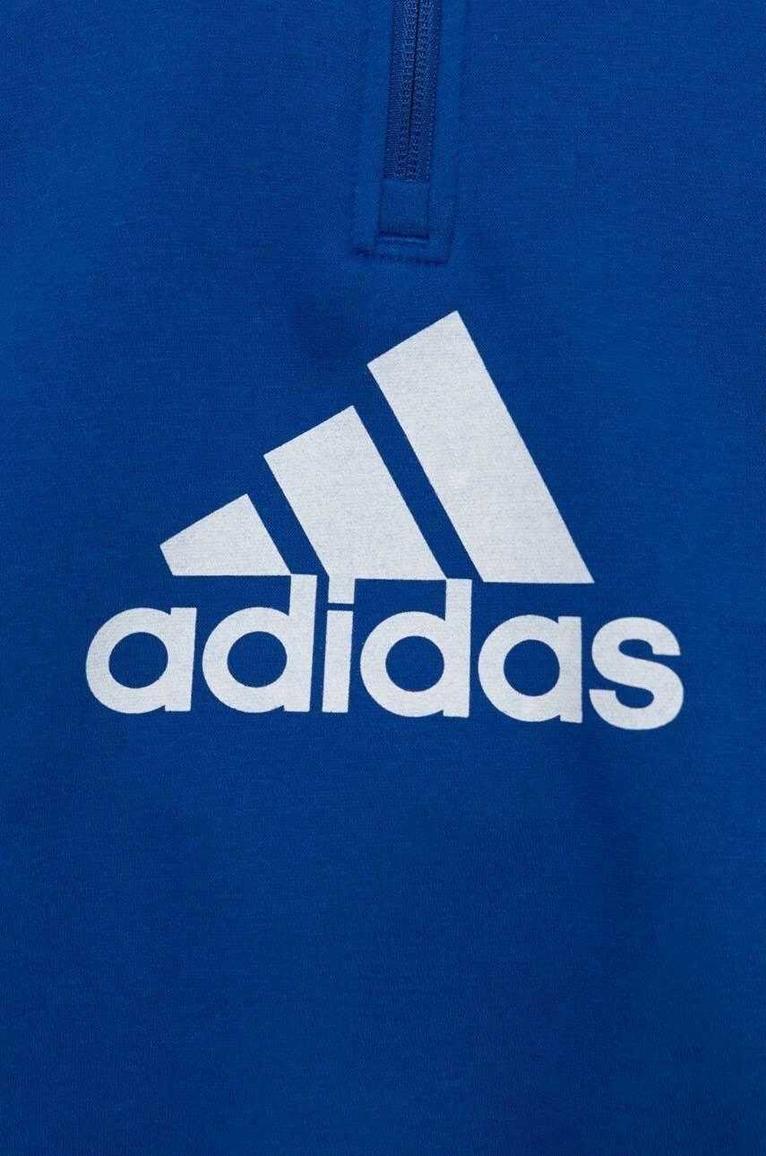 adidas Performance Dětská mikina tmavomodrá barva s potiskem - Pepit.cz