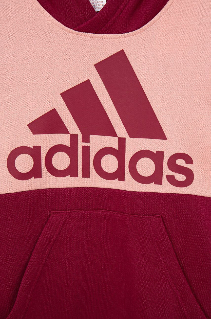 adidas Performance Dětská mikina HC5660 pánská růžová barva vzorovaná - Pepit.cz