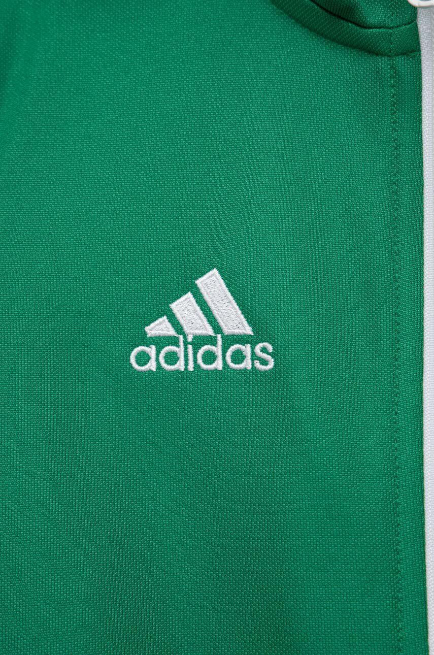 adidas Performance Dětská mikina ENT22 TK zelená barva hladká - Pepit.cz