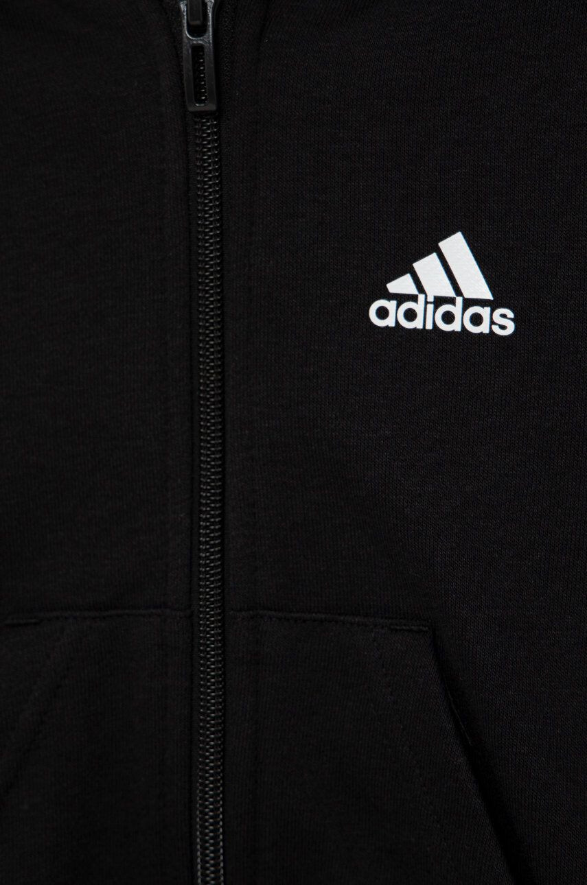 adidas Performance Dětská mikina GS2165 černá barva hladká - Pepit.cz