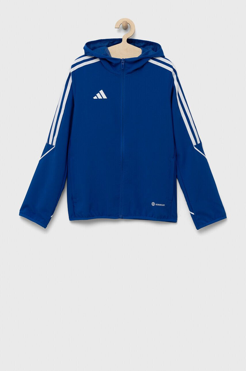 adidas Performance Dětská mikina TIRO23 L WB Y s kapucí hladká - Pepit.cz