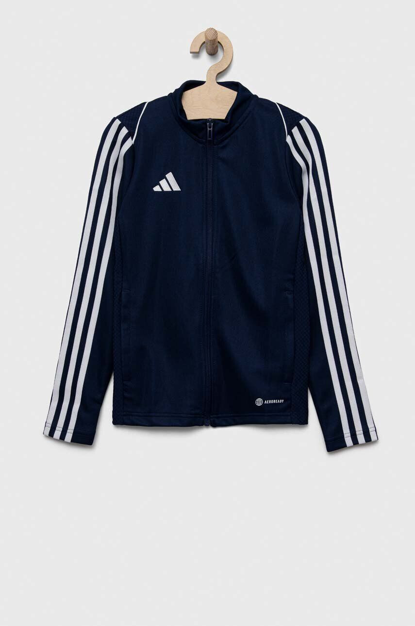 adidas Performance Dětská mikina TIRO23L TR JKTY tmavomodrá barva vzorovaná - Pepit.cz