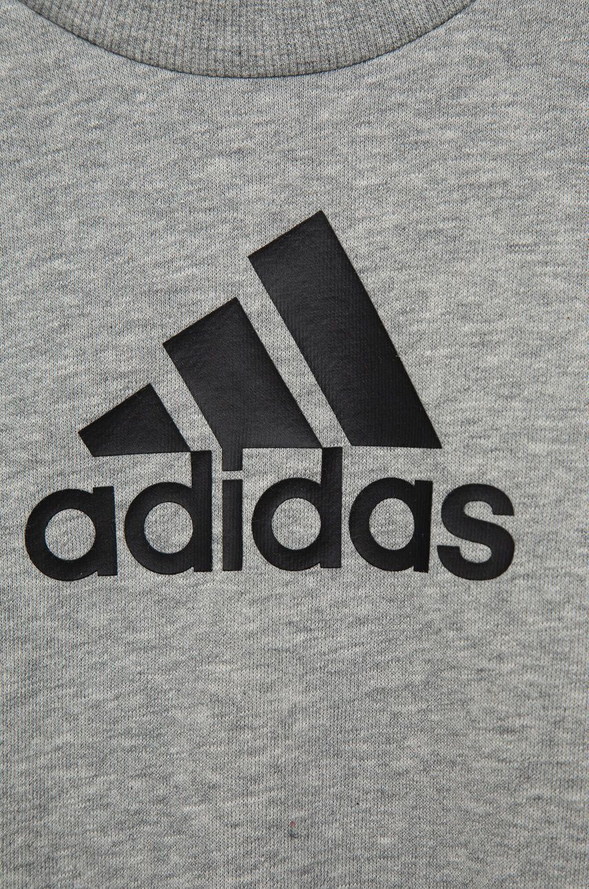 adidas Performance Dětská tepláková souprava HF8819 šedá barva - Pepit.cz